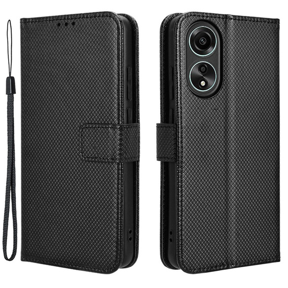 Klapkové puzdro pre Oppo A58 4G, Smart Magnet, čierne