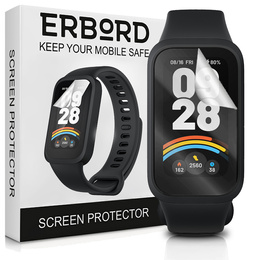 3x ERBORD Hydrogélová fólia pre Xiaomi Smart Band 9 Active