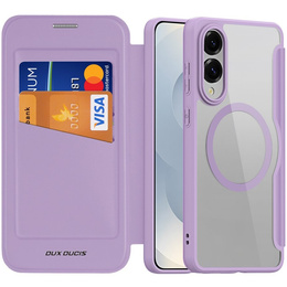 Dux Ducis Obal na mobil pre Samsung Galaxy S25 Edge, Skin X Pro, MagSafe, fialové