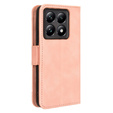 Klapkové puzdro pre Xiaomi 14T Pro, Card Slot, ružové
