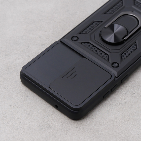 Obal na mobil pre Motorola Edge 40 Neo, CamShield Slide, čierne