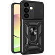 Obal na mobil pre Samsung Galaxy S24+ Plus, CamShield Slide, čierne