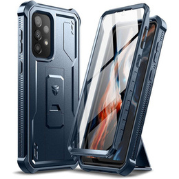 Obrnené puzdro pre Samsung Galaxy A33 Dexnor Full Body, Dexnor Full Body, tmavomodré