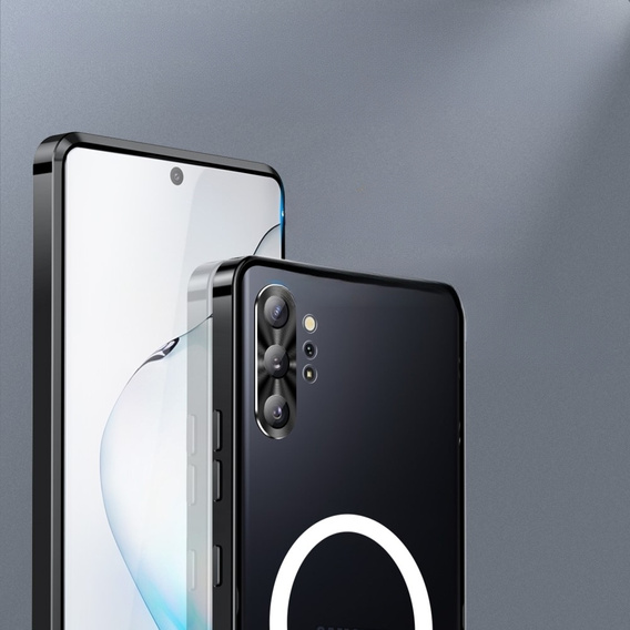 Ochranné puzdro na fotoaparát pre Samsung Galaxy Note 10+ Plus, CamShield MagSafe, transparentné / čierne