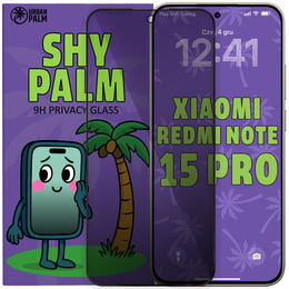 Tmavé sklo na ochranu súkromia Shy Palm pre Xiaomi Redmi Note 15 Pro 5G