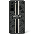 GUESS Obal na mobil pre Samsung Galaxy S23+ Plus, Printed Stripe Hardcase, čierne