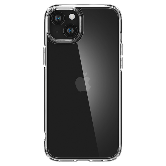 Puzdro Spigen pre iPhone 15, Ultra Hybrid, priehľadné + tvrdené sklo 9H