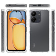 Puzdro pre Xiaomi Redmi 13C, Shockproof, s fóliou, priehľadné