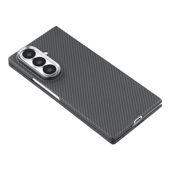 Puzdro z aramidových vlákien pre Samsung Galaxy Z Fold7, pre MagSafe, čierne