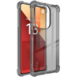 IMAK Obal na mobil pre Xiaomi Redmi Note 13 Pro 4G / Xiaomi Redmi Note 14S / Xiaomi Poco M6 Pro 4G, Dropproof, transparentné / čierne