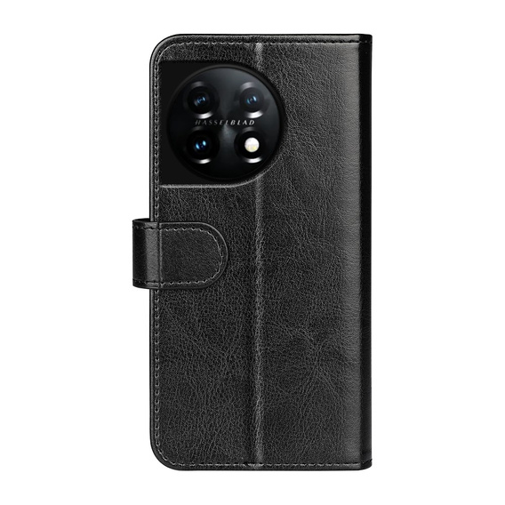 Klapkové puzdro pre OnePlus 11 5G, Wallet Case, čierne