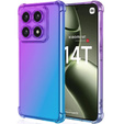 Puzdro pre Xiaomi 14T Pro, Gradient Dropproof, Fialová / modrá