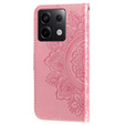 Klapkové puzdro pre Xiaomi Redmi Note 13 Pro 5G, Mandala, ružové rose gold
