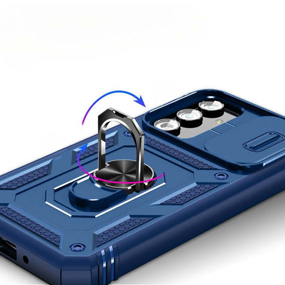Obal na mobil pre Samsung Galaxy A54 5G, CamShield Slide, modré