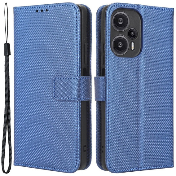 Klapkové puzdro pre Poco F5 5G, Wallet Smart Magnet, modré