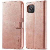 Klapkové puzdro pre Oppo Reno 4 Z 5G, LC.IMEEKE, ružové rose gold