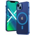 Obal na mobil pre iPhone 13, ERBORD Hybrid MagSafe Case, modré