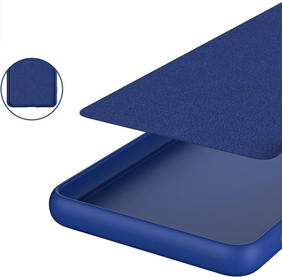 Obal na mobil pre Xiaomi Poco F6 Pro, Silicone Lite, modré