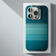 Puzdro pre iPhone 15 Pro, Frame Kickstand, pre MagSafe, Moon Green