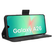 Klapkové puzdro pre Samsung Galaxy A26, Card Slot, čierne