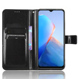 Klapkové puzdro pre Infinix Smart 7 HD 4G, Crazy Horse Wallet, čierne