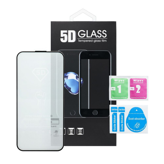 3D tvrdené sklo pre iPhone 16 Pro Max, čierne