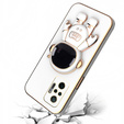 Obal na mobil pre Xiaomi Redmi Note 10 Pro, Astronaut, biele