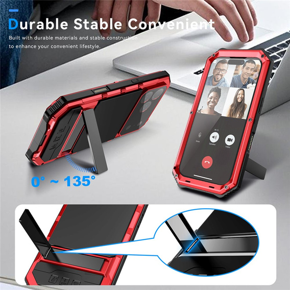 Puzdro R-JUST s podstavcom pre iPhone 17 Pro