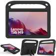 Detské puzdro pre Lenovo Tab M9, detské puzdro s rukoväťou, čierne
