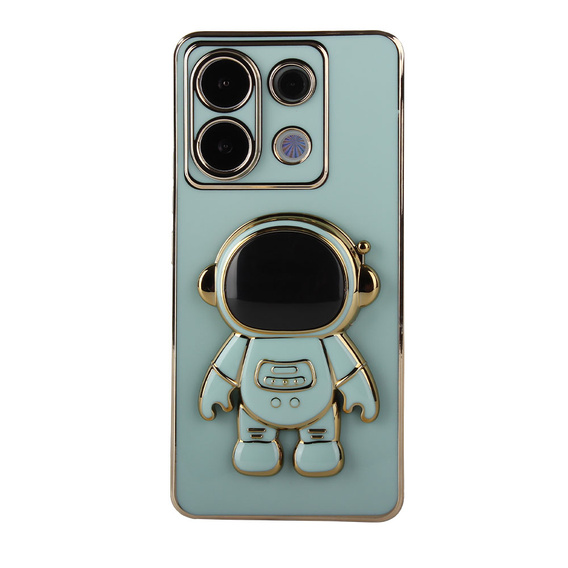 Puzdro pre Xiaomi Redmi Note 13 Pro 5G, Astronaut, zelený + tvrdené sklo 9H