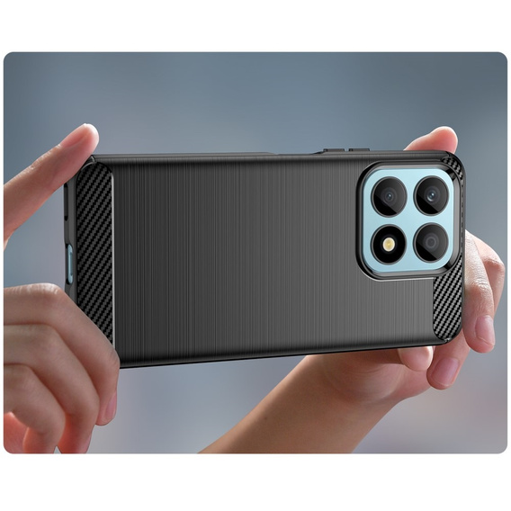 Obal na mobil pre Honor X8a 5G, Carbon, čierne