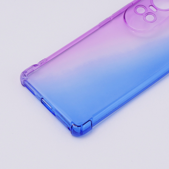 Puzdro pre Oppo A78 4G, Gradient Dropproof, Fialová / modrá