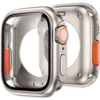 Pasek Nylonowy do Apple Watch 1/2/3/4/5/6/7/8/SE/ULTRA 42/44/45/49mm, Pomarańczowy