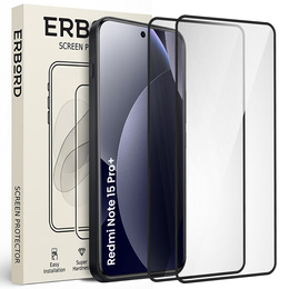 2x ERBORD 3D tvrdené sklo pre Xiaomi Redmi Note 15 Pro Plus 5G / Poco M8 Pro 5G