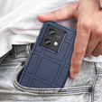 Obal na mobil pre Motorola Edge 40 Neo, Rugged Shield, modré
