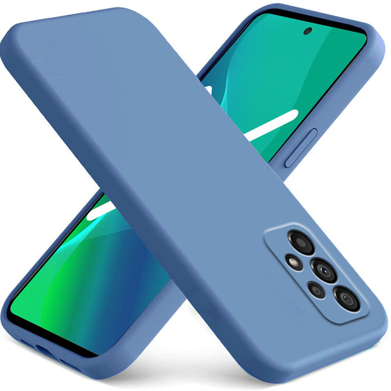 Obal na mobil pre Samsung Galaxy A53 5G, Silicone Lite, modré