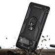 Pancierované obal na mobil pre Google Pixel 6 Pro, Nox Case Ring, čierne