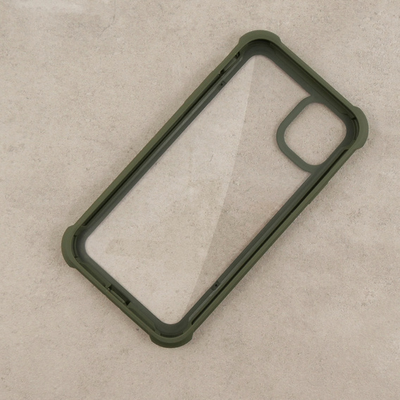Obal na mobil pre iPhone 11, Dexnor Full Body Rugged, transparentné / zelené