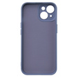 Obal na mobil pre iPhone 15, Silicone Lite, levanduľové