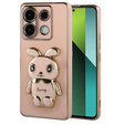 Puzdro pre Xiaomi Redmi Note 13 Pro 5G, Rabbit, ružové + tvrdené sklo 9H