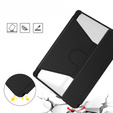 Puzdro s klávesnicou pre Samsung Galaxy Tab S9, Rotary 360° Leather, čierne