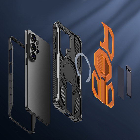 Ochranné puzdro kompatibilné s MagSafe so stojanom pre Samsung Galaxy S26 Ultra