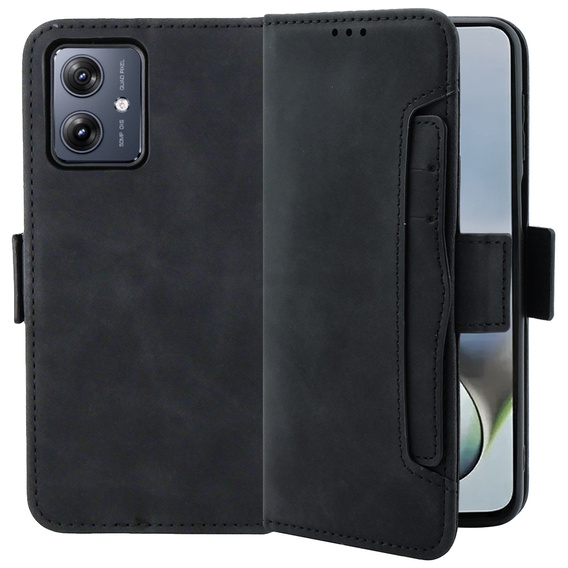 Klapkové puzdro pre Motorola Moto G54 5G, Card Slot, čierne
