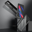 Obrnené puzdro pre iPhone 12/12 Pro, Dexnor Full Body, čierne
