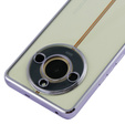 Puzdro pre Realme 11 Pro 5G / Pro+ 5G, Electroplating Frame, transparentné / fialové