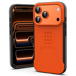 Puzdro Urban Armor Gear pre iPhone 17 Pro Max, Civilian MagSafe, oranžové