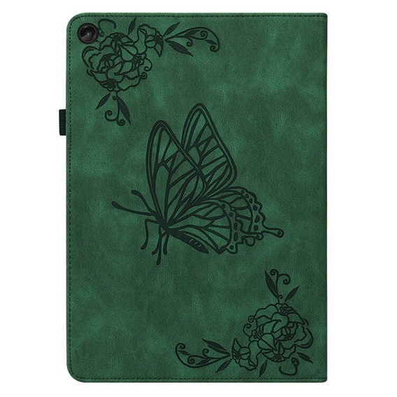 Puzdro pre Lenovo Tab M10 Plus 10.6 Gen 3 TB-125F TB-128F, Butterfly, zelený