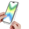 Puzdro pre iPhone 14 Pro Max, Shockproof, s fóliou, priehľadné
