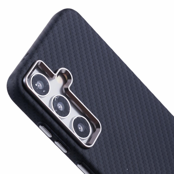 Puzdro pre Samsung Galaxy S25, Carbon Fiber MagSafe, čierne