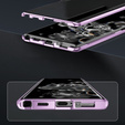 Puzdro pre Samsung Galaxy S23 Plus, Magnetic Dual Glass, fialové